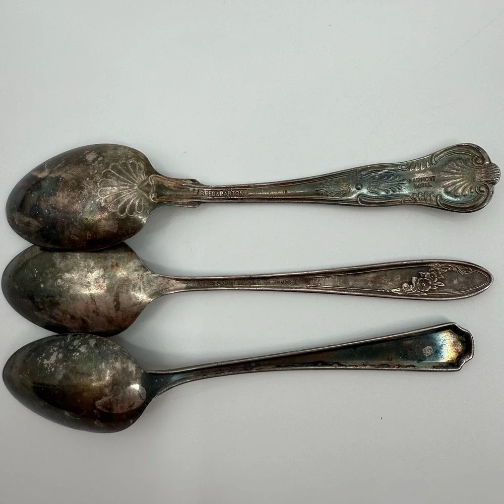 VINTAGE Reed & Barton Fairmont Hotel / Tudor Plate / Duro Plate Oneida Teaspoons